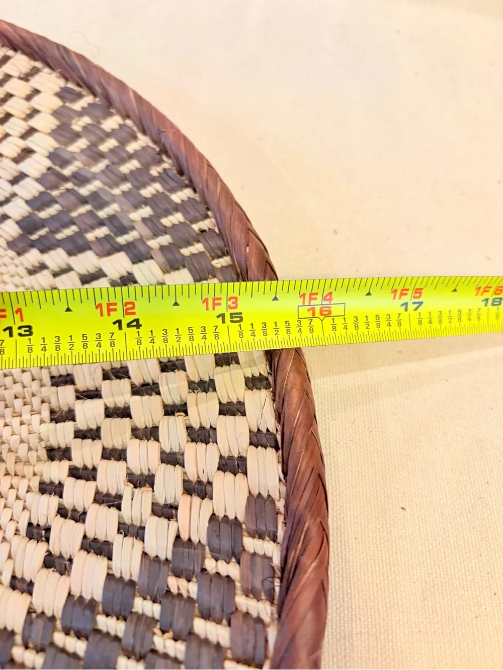 NEW Simple Africa Woven Basket. Made by the Binga people of Zambia/Zimbabwe